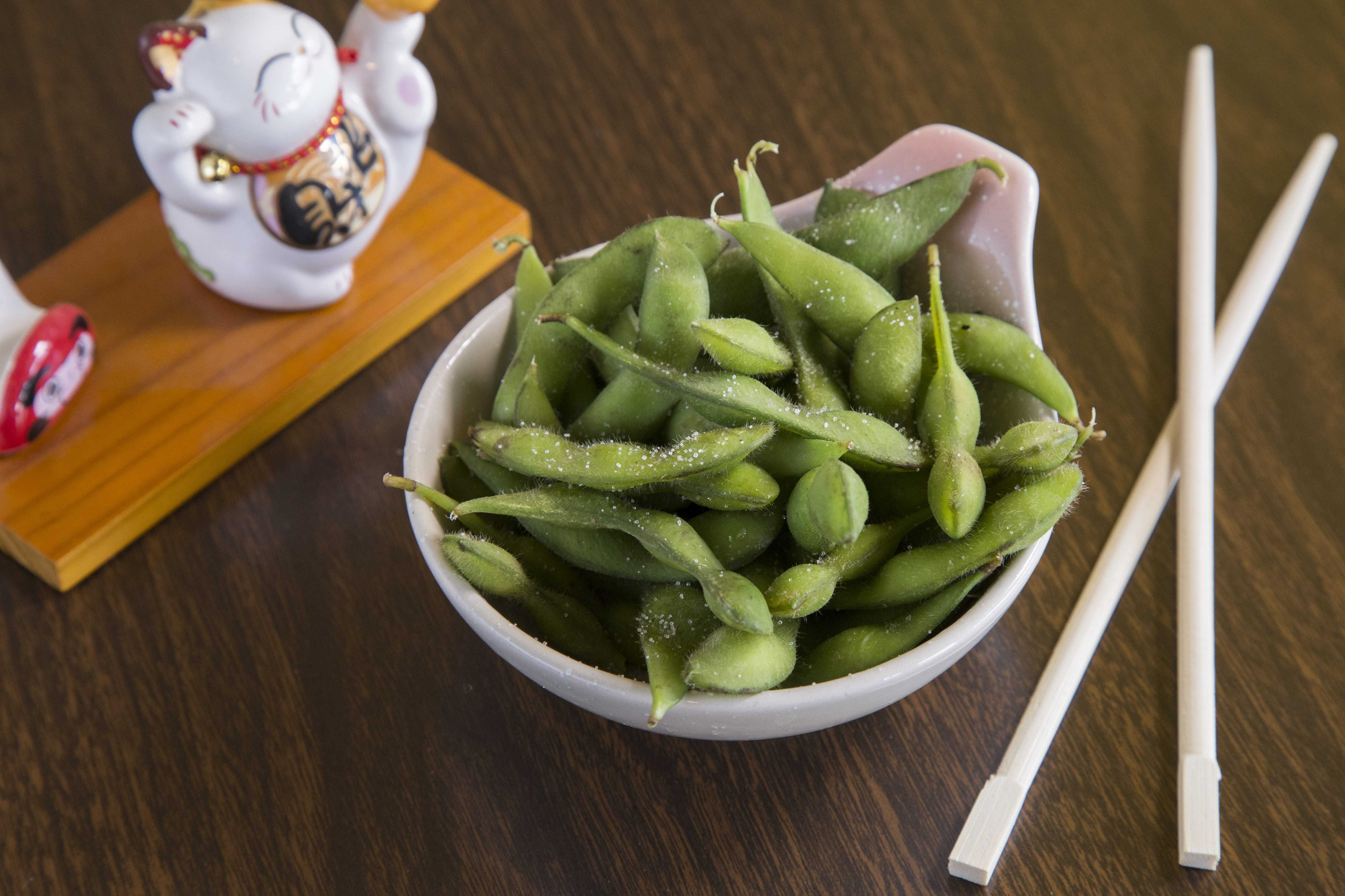 Edamame prepared at Sushi Neko in Queen Creek