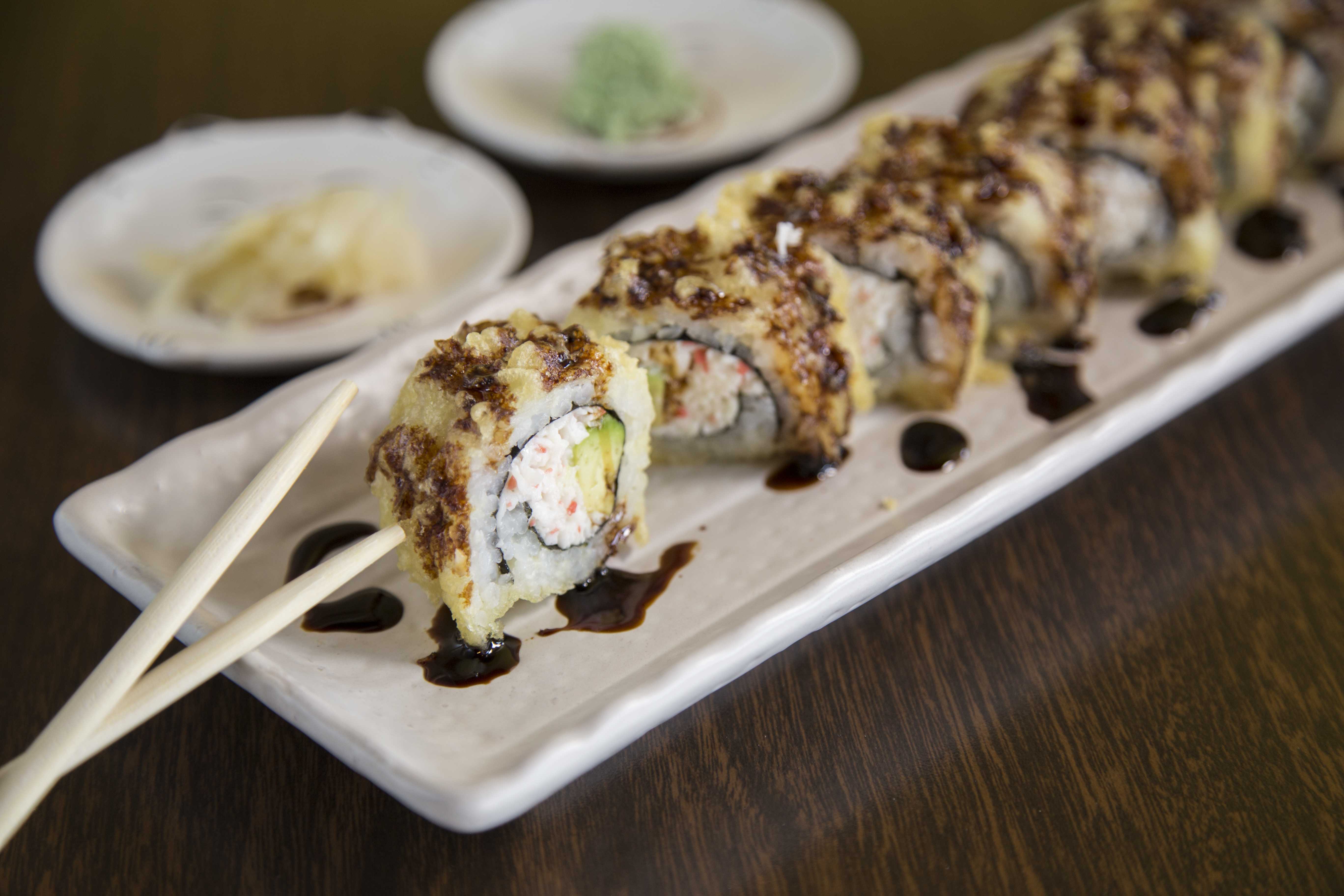 Golden California served at Sushi Neko near San Tan Valley